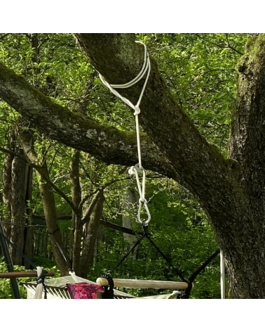 Kit corde et mousqueton pour hamac chaise - installation facile